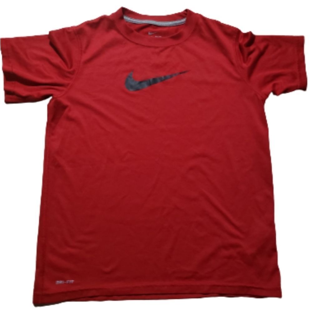 Boys Nike Shirt Red & Black Sz Medium